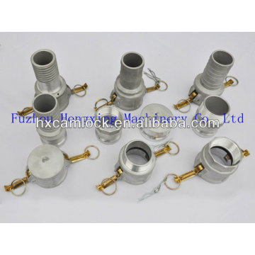 Aluminum camlock coupling hose quick fittings